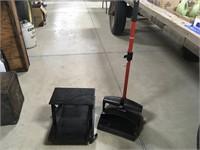 Dust Pan and Stool