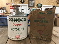 Vintage Conoco 5 Gallon Oil Can