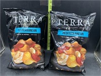 2 6.8oz Terra real vegetable chips -
