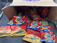 35 snack bags of ritz crackers - cheese sandwich