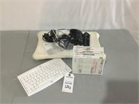 WII Board; Keyboard; 3 Controllers, 6 Games
