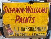 30" x 36" Sherwin Williams Paint Sign