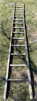 16'  Wood Straight Ladder