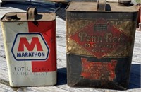 Marathon & PennRad Oil Cans