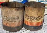 2 Standard Grease Cans