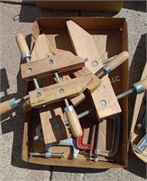 Box of Wood Clamps