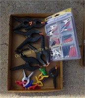 (2) Boxes of Clamps & Clips