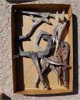(2) Boxes of C-Clamps & Vise Grips