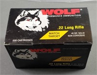 500 rnd Brick Wolf .22LR Match Target
