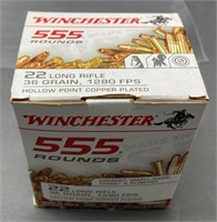 555 rnds. Winchester .22LR