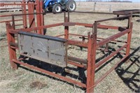 Calf Catcher w/ skid loader plate 7' x 7'