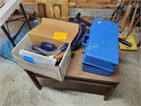 Misc. Sweeper Parts and Wooden Table