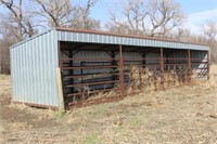 10x40 Calf Shed with 4 10x10 pens