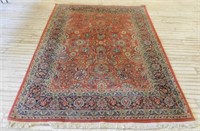 Hand Knotted Wool Rug.