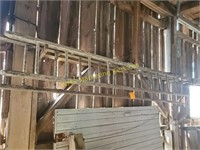 2 Section Wooden Extension Ladder