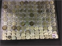 Collection of 120 Kennedy Half Dollars Including