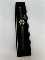 Vintage Fashion Watch Gold Tone With Real Diamonds