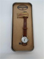 Vintage Fossil Watch Brown Leather Band MIB