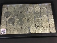 Collection of 73 Ike Dollars Including