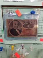25 Cent Fractional Currency - Poor