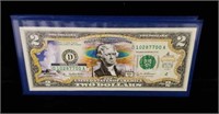 +Lim. Ed. $2 Bank Note - Yellowstone National