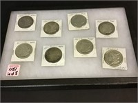 Lot of 8-1921 Morgan Silver Dollars Including