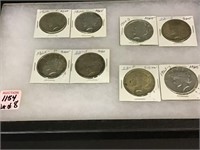 Lot of 8 Peace Dollars Including