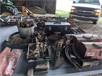 Plow Points, Tool Boxes, Tools