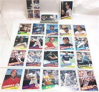 1985 TOPPS X-LARGE BASEBALL CARDS COLLECTION