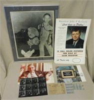 Large Framed Photograph and Historical Ephemera.