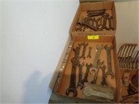 2 boxes of misc open end wrenches
