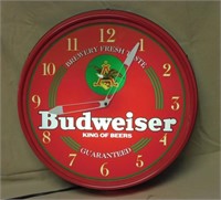 Budweiser 1996 Light Up Clock.