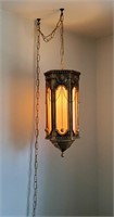 22" Hollywood Regency Style Hanging Ceiling Lamp