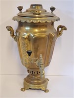 Antique Brass Turkish Tea Samovar #2