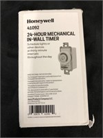 Honeywell 24 hour Mechanical in-wall Timer