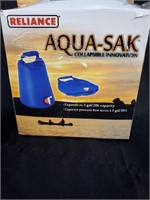 "RELIANCE" Aqua-sak collapsible innovation