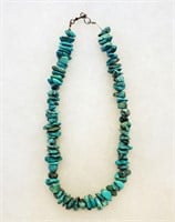 Vintage 16" Turquoise Nugget Necklace