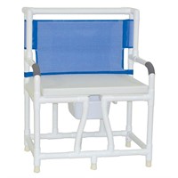 MJM International Bariatric Bedside Commode Chair