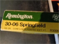 1 box Remington 30.06 150gr
