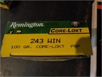 1 box Remington .243 100gr