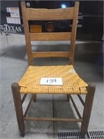 Antique Wooden Woven Chair