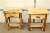 Log Side Tables