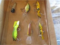 6 misc fishing lures