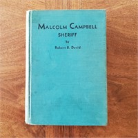 WY BOOK Malcolm Campbell Sheriff 1932 Signed 1st