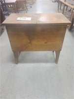 Wood Storage Side Table