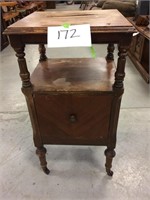 Wooden Side Table Cabinet