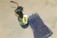 Propane Torch & Welding gloves