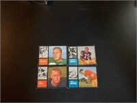 1962 Topps NFL Football 4 cards / 1962 Topps NFL