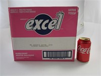 18 boites de 12 paquets de douze morceaux Excel