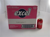 18 boites de 12 paquets de douze morceaux Excel